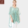 Tassel Trimmed Solid Cover Up for Women - Stylish & Versatile